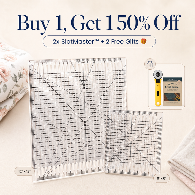SlotMaster™ Slotted Quilting Ruler – Kelori