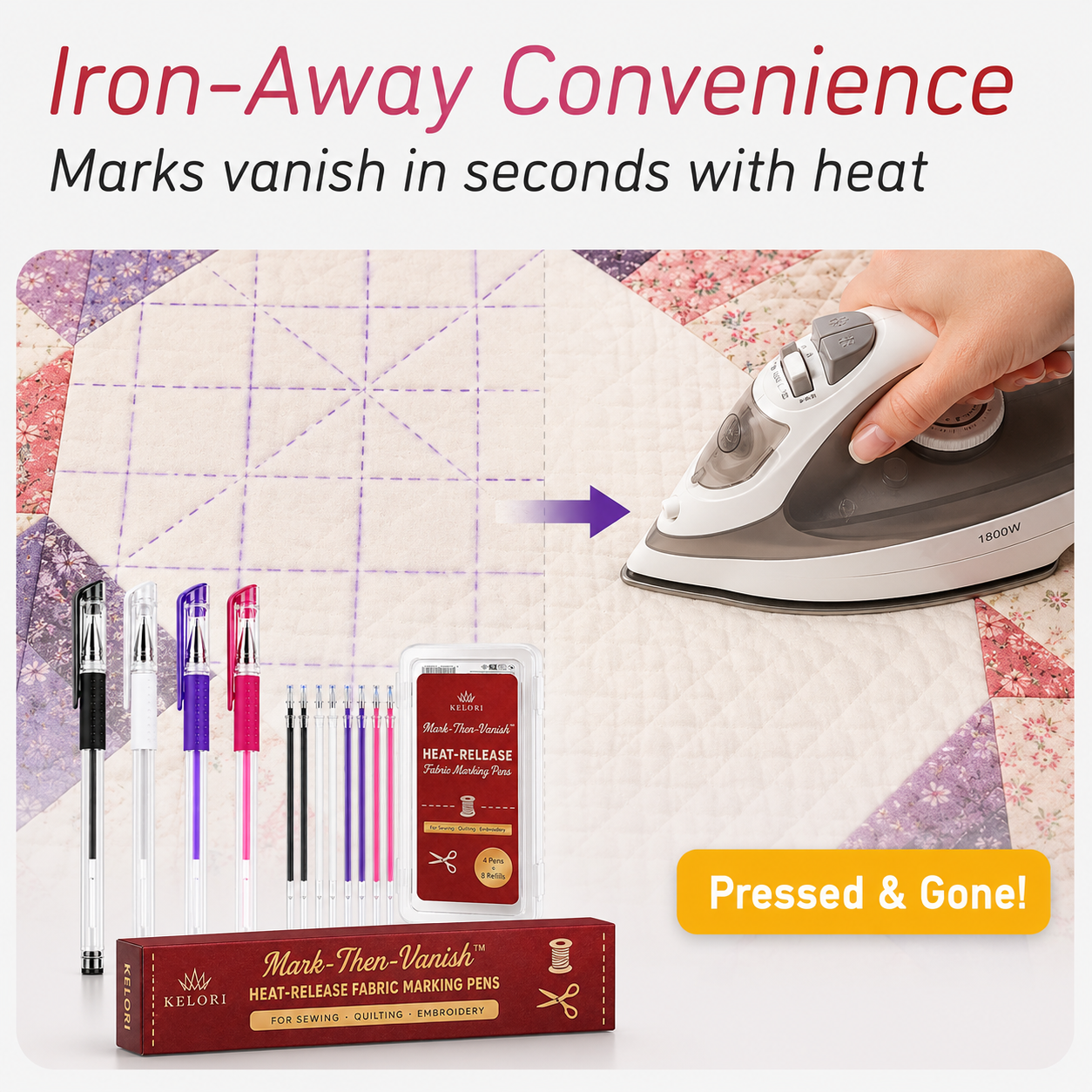 Mark-Then-Vanish™ Pen with Heat-Release