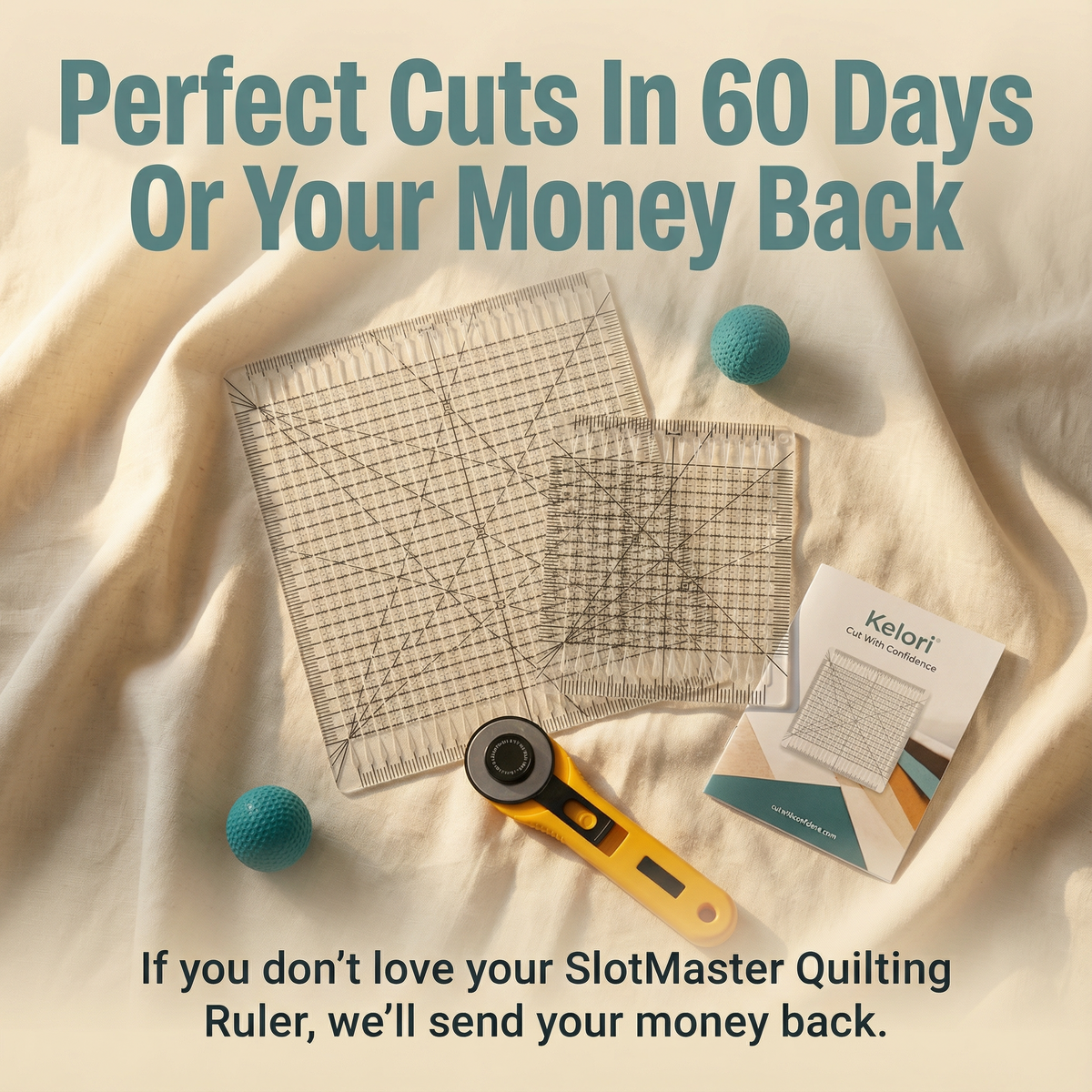 SlotMaster™ Precision Quilting Ruler – Kelori