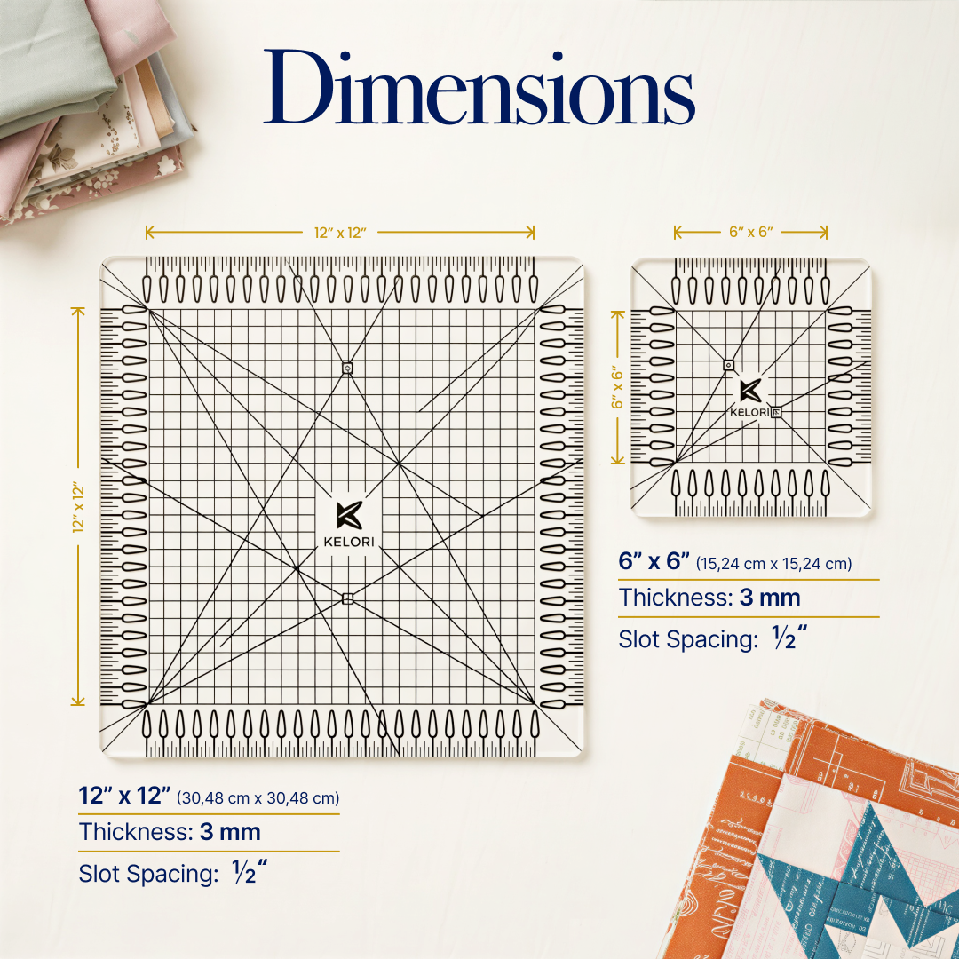 Kelori SlotMaster Precision Quilting Ruler