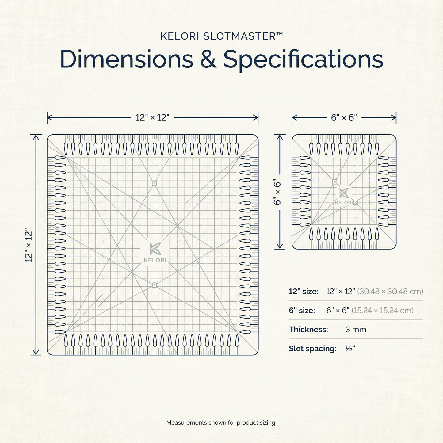 SlotMaster™ Precision Quilting Ruler