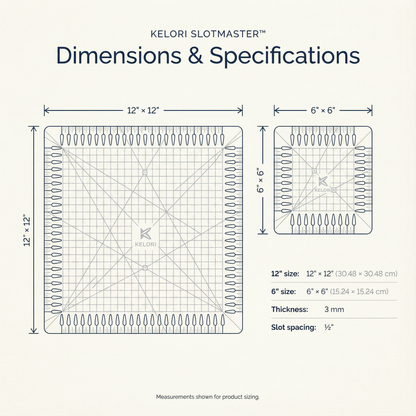 SlotMaster™ Precision Quilting Ruler