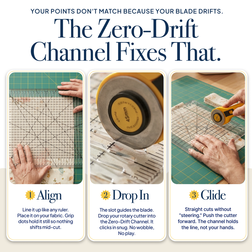 SlotMaster™ Slotted Quilting Ruler – Kelori