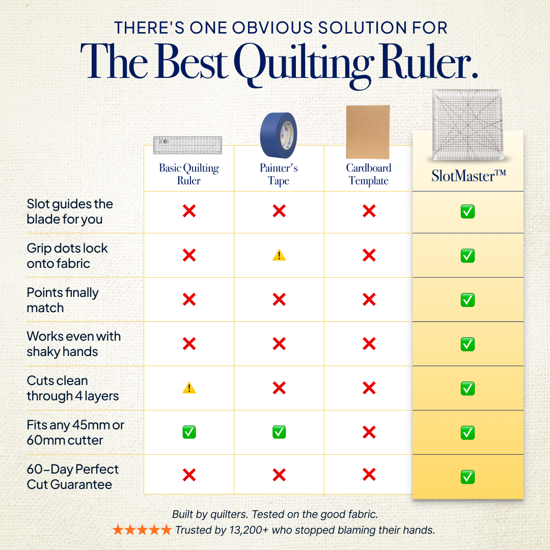 Kelori SlotMaster Precision Quilting Ruler